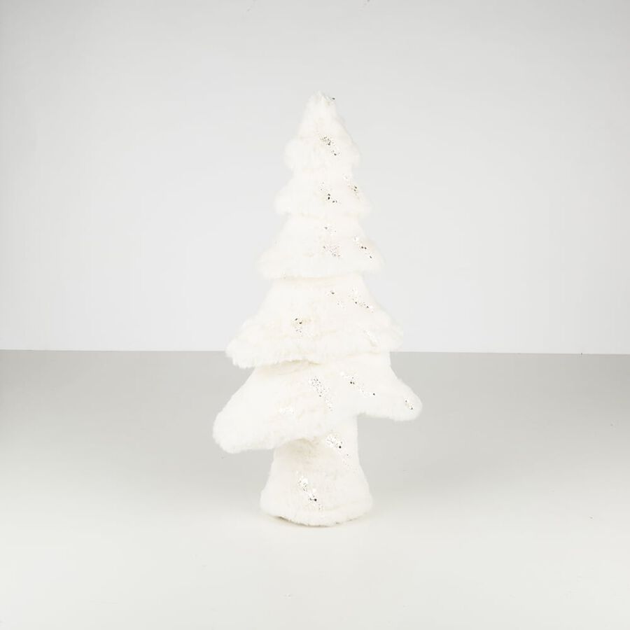 Árbol decorativo de Navidad blanco 32cm