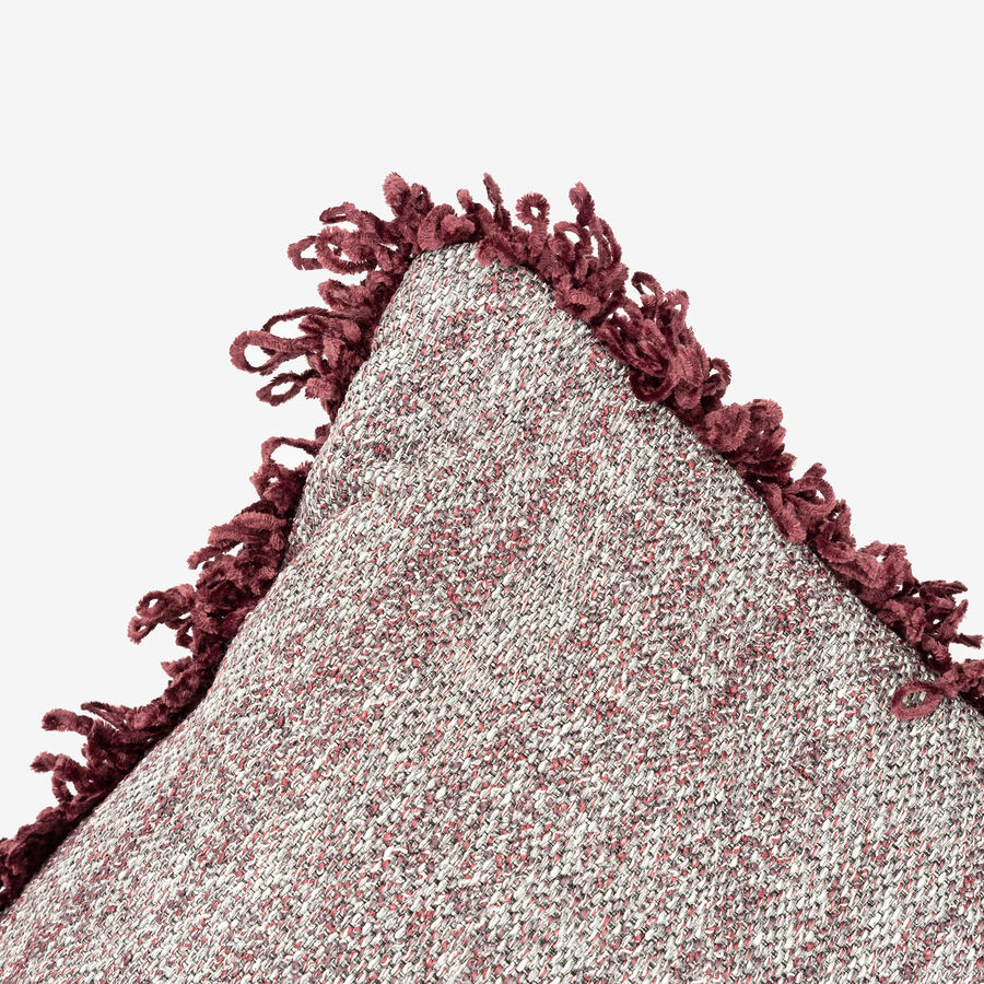 Coj&iacute;n de algod&oacute;n reciclado vino Alice 50x50cm Clau&Chloe