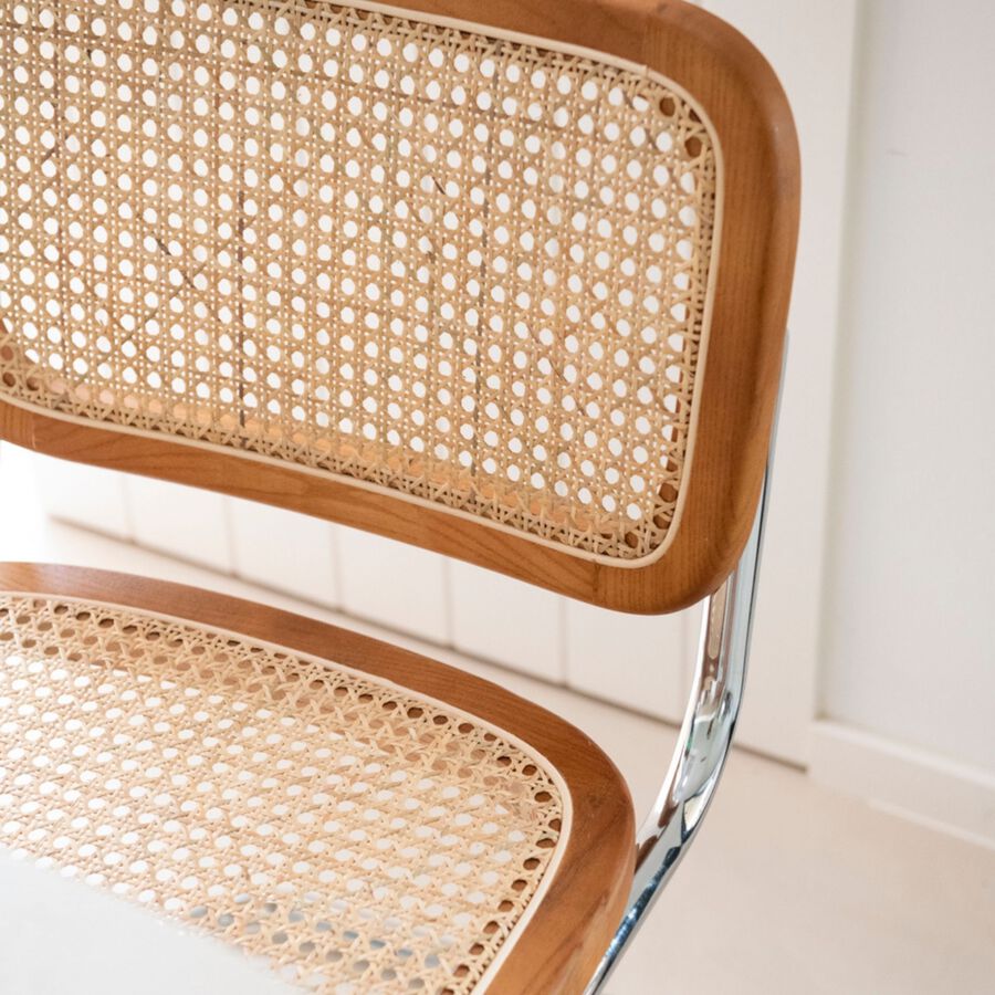 Silla de comedor de ratán Leonor 47,5x63,5x82cm Clau&Chloe