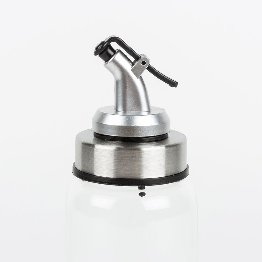 Aceitera con dosificador de acero inoxidable Len