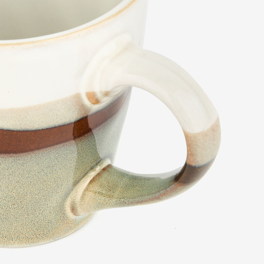 Mug de cerámica beige Sotres 41cl Ø9,5x10,2cm