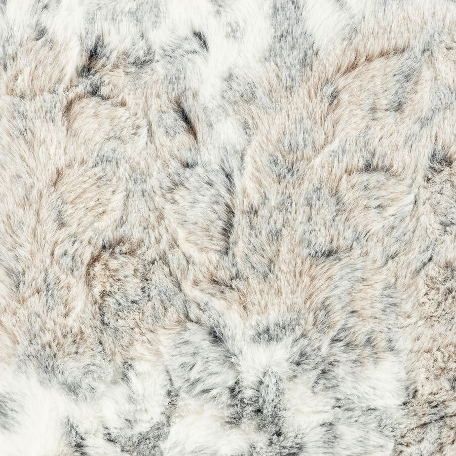 Funda de cojín de poliéster Leopardo de las nieves 45x45cm