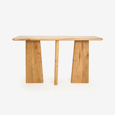 Consola de madera de acacia Moscú 130x40x75cm Clau&Chloe