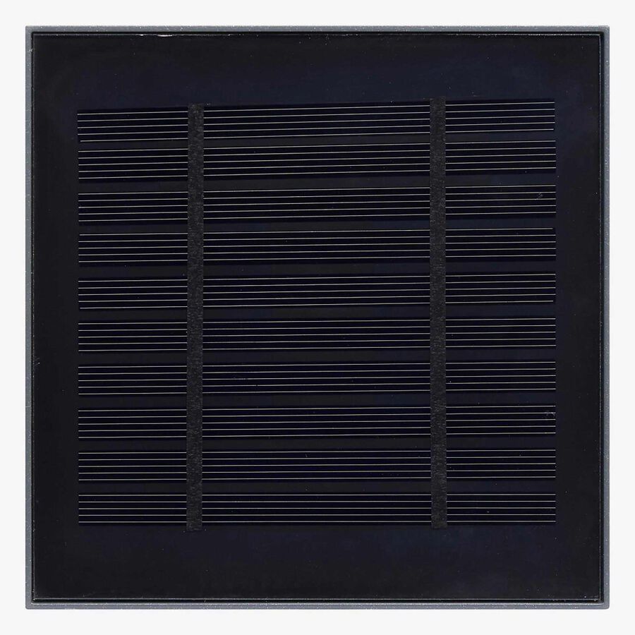 Farol solar para jard&iacute;n de aluminio grafito Pirox 40cm