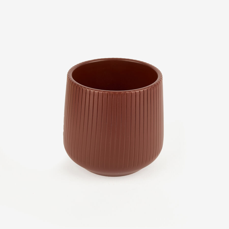 Macetero de cer&aacute;mica Aike &Oslash;14x14cm