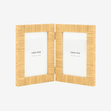 Marco de 2 fotos de cuerda Baloda 10x15cm