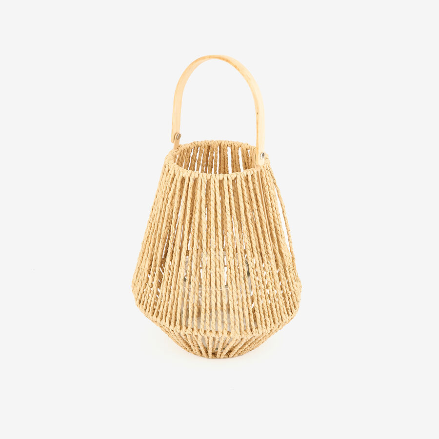 Farol de cuerda Ø24x29cm