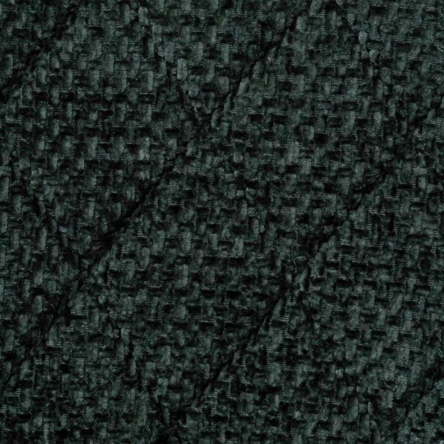 Silla de comedor verde de chenilla Ravel 