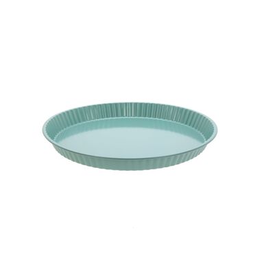 Molde de tarta redondo acero inoxidable verde Nela &Oslash;28cm