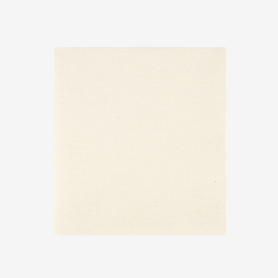 Mantel de algod&oacute;n y poli&eacute;ster beige Faura 140x140cm