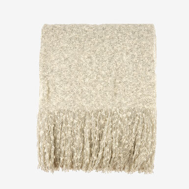 Manta de poliéster gris 130x150cm