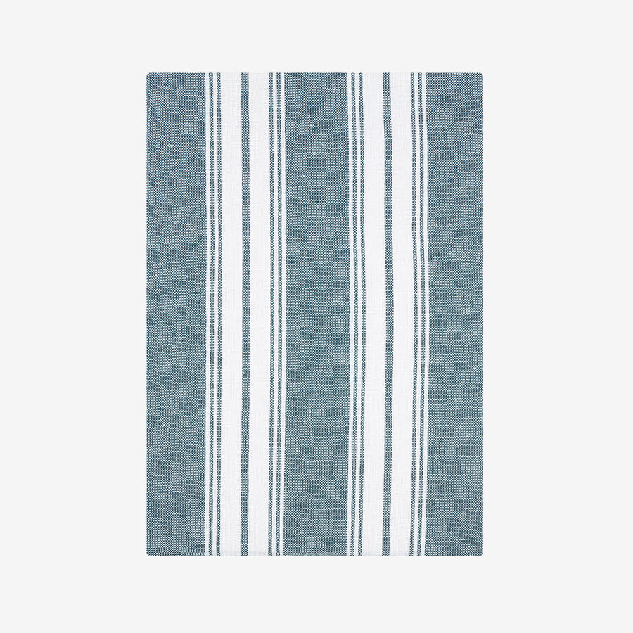 Mantel de algod&oacute;n azul Be&ntilde;at 140x140cm