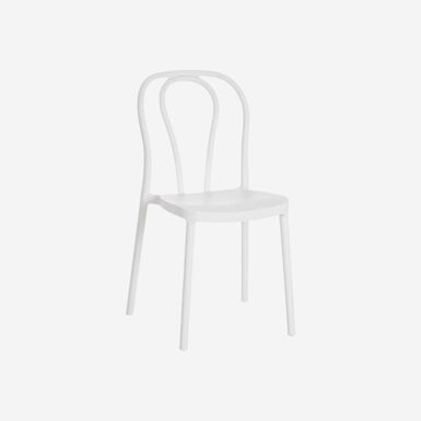 Set de 4 sillas de comedor blanco Marin 43x53x85cm