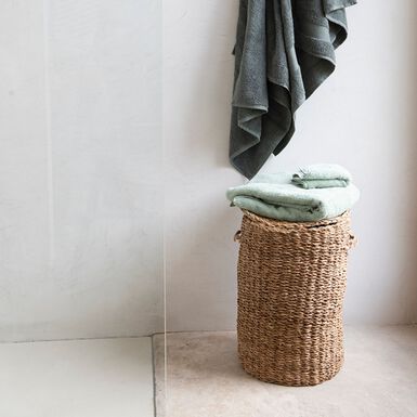 Cesta para ropa de fibras naturales Typha Rajad &Oslash;35x50cm