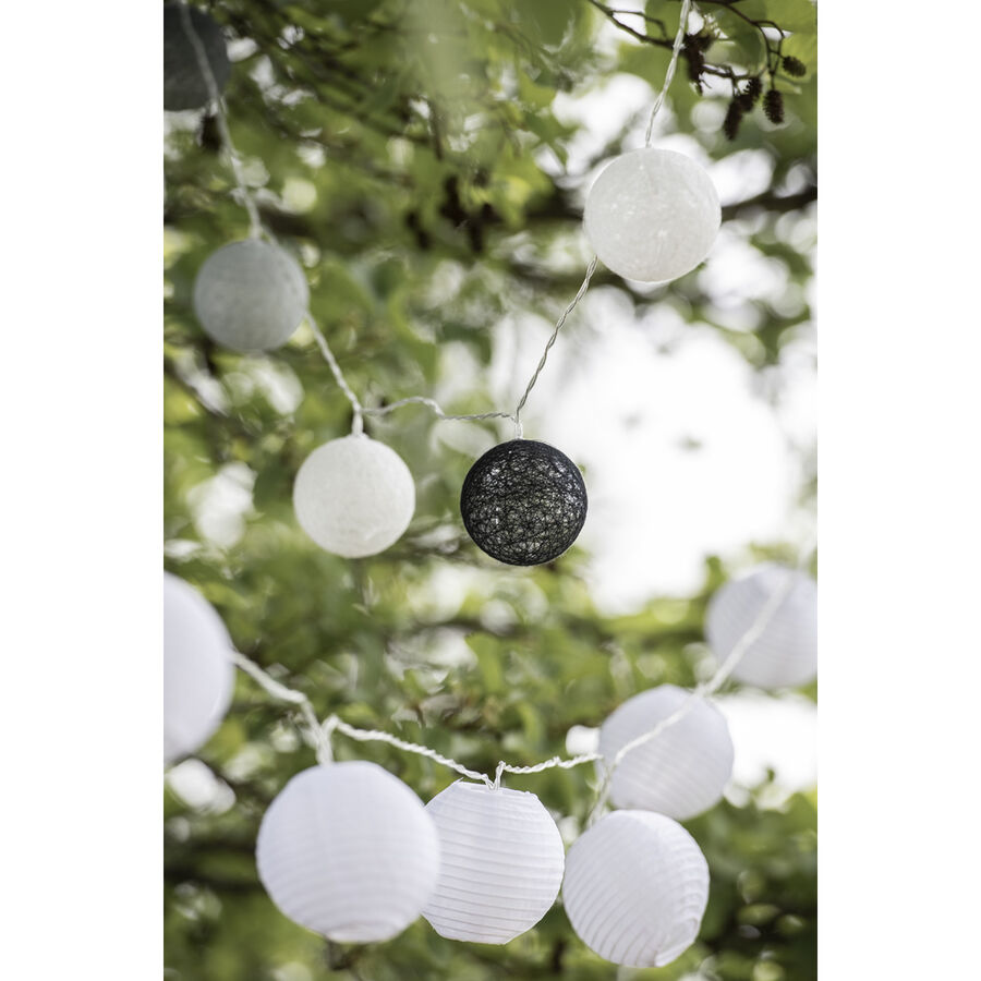 Guirnalda 10 LEDS gris