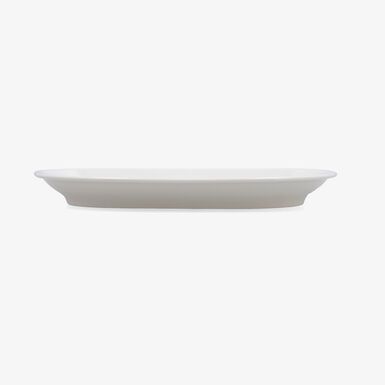 Fuente oval blanca de porcelana Regent 32x20cm