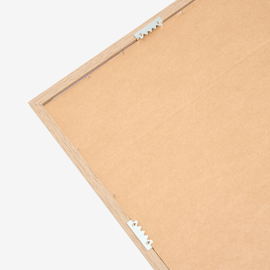 Set de 2 espejos de pared rectangulares de madera Belto 40x50cm