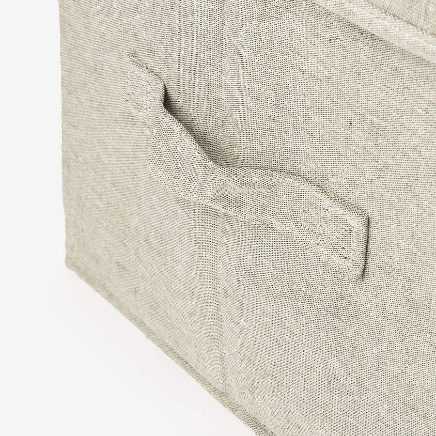 Caja organizadora gris Sleek 50x31x25cm