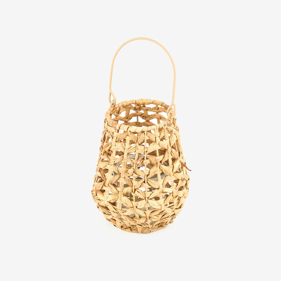 Farol de fibras naturales Fedik &Oslash;18x23cm