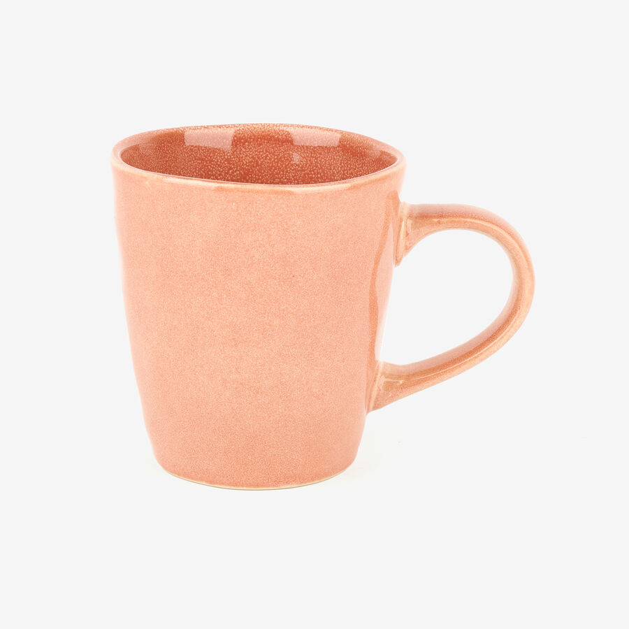Mug gres coral Arlet 35cl &Oslash;9x10cm