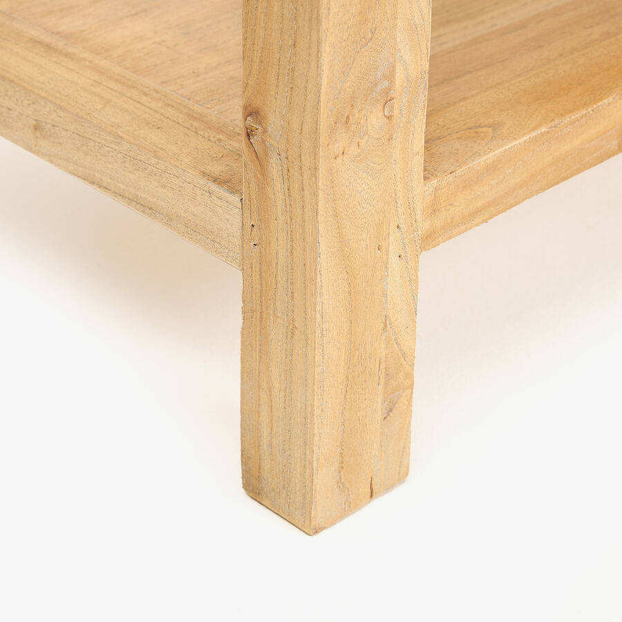 Mueble de cocina de madera de olmo reciclada Tulsa 120x40x90cm