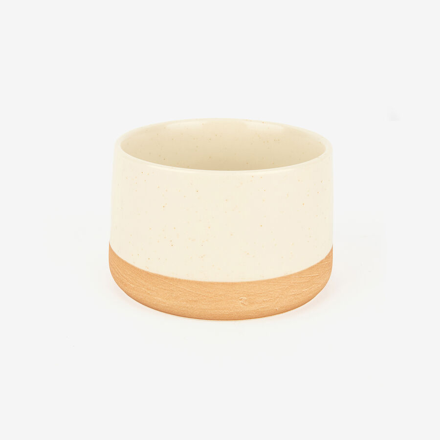 Set de 4 boles de gres de colores Ø9x5cm