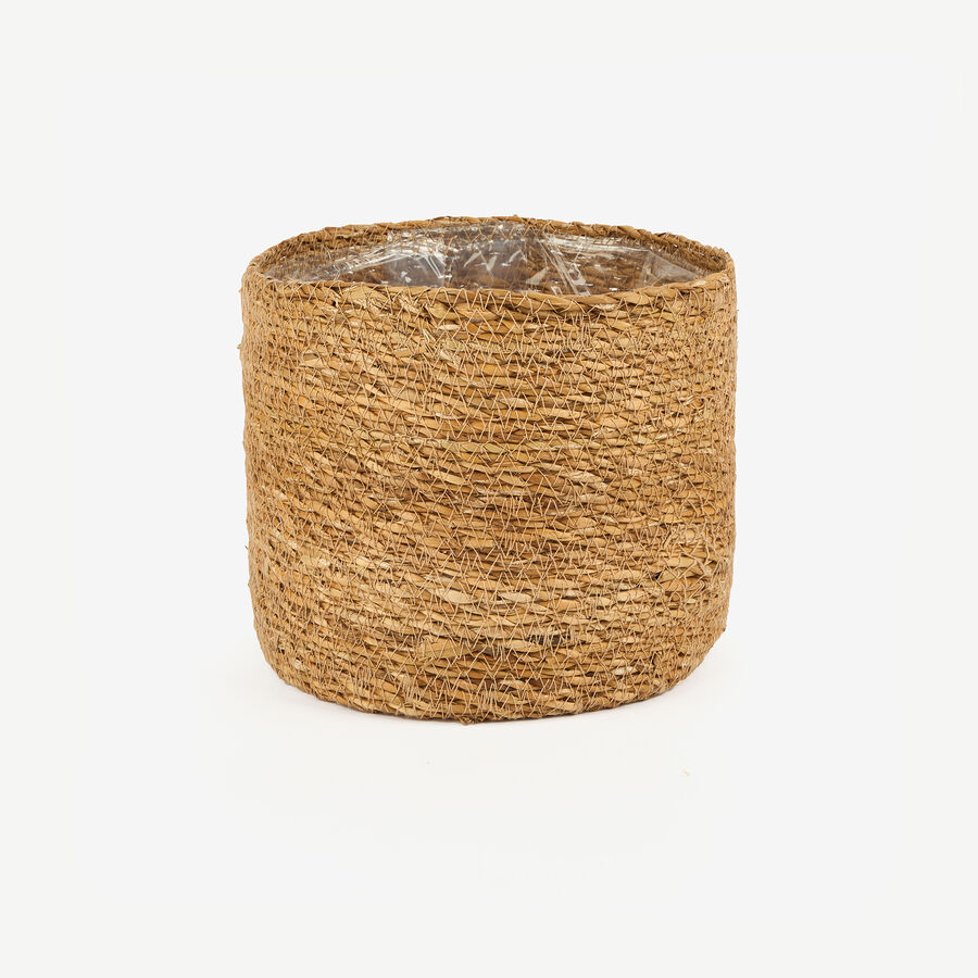 Macetero de fibras naturales Unax &Oslash;19x15cm