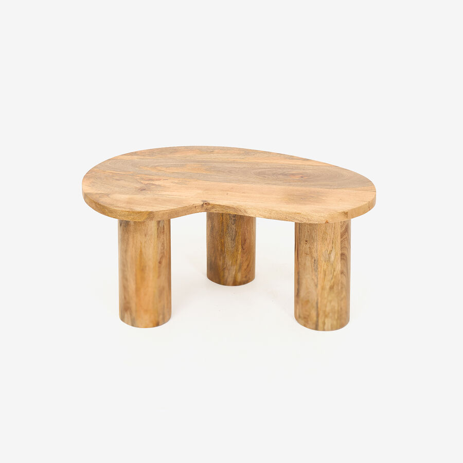 Mesa auxiliar de madera de mango Settle 70x55x35 Clau&Chloe