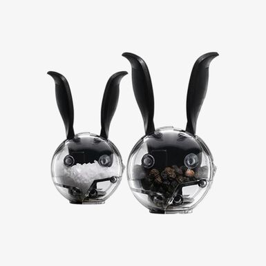 Set mini salero y pimentero magnético 12cm