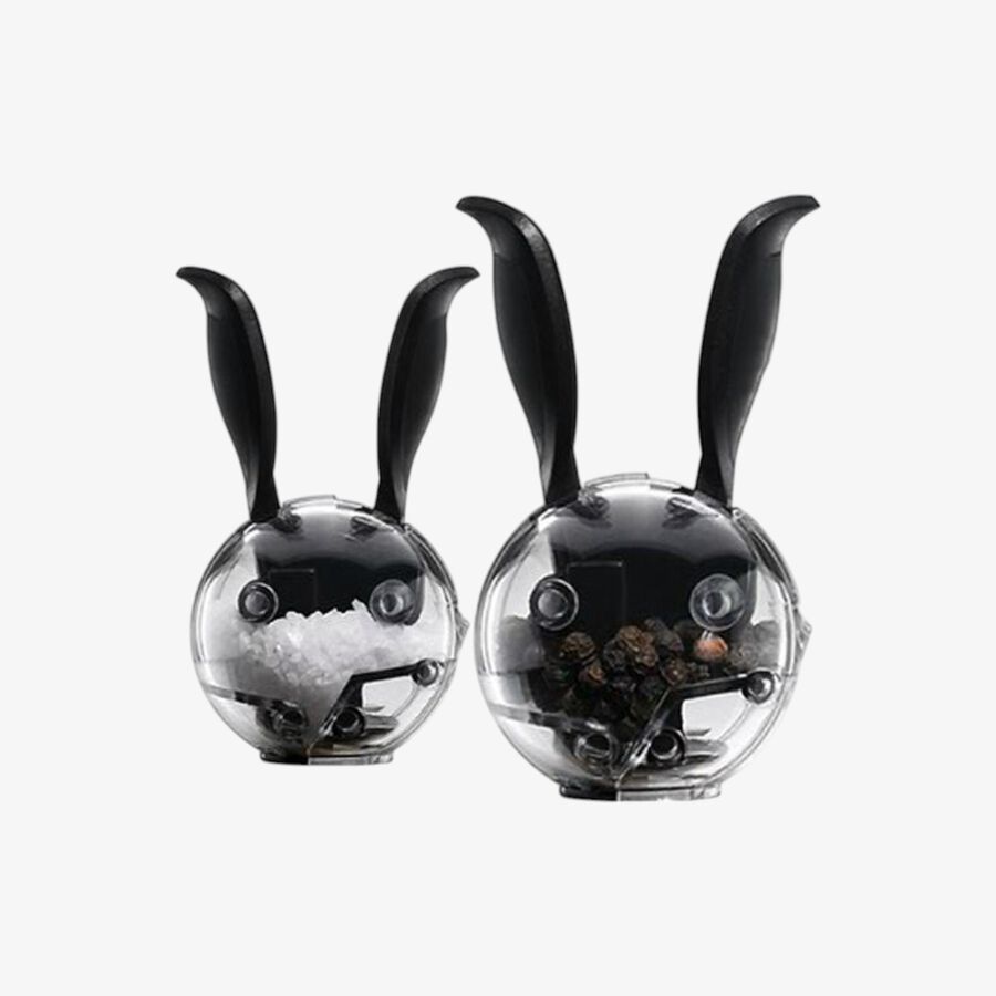 Set mini salero y pimentero magnético 12cm