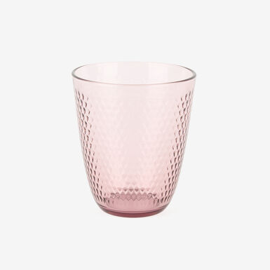Vaso de cristal rosa Pampille 31cl