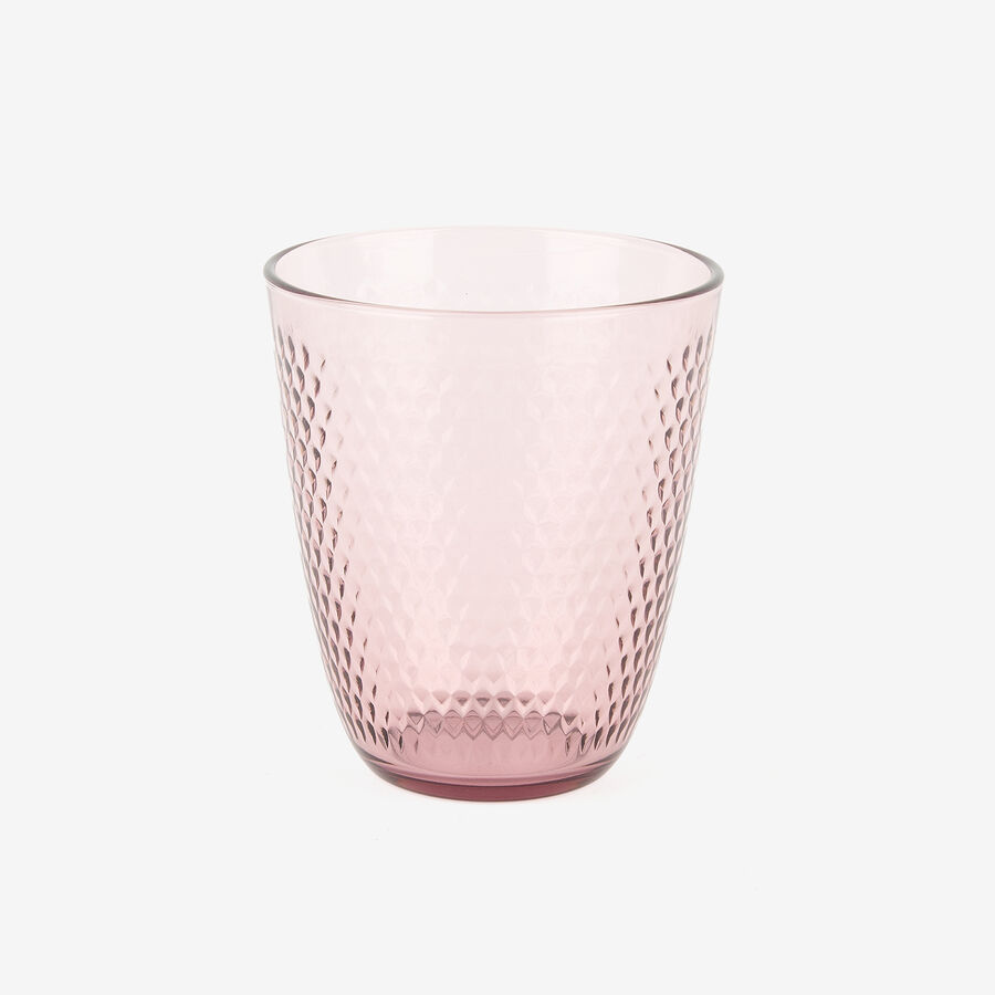 Vaso de cristal rosa Pampille 31cl