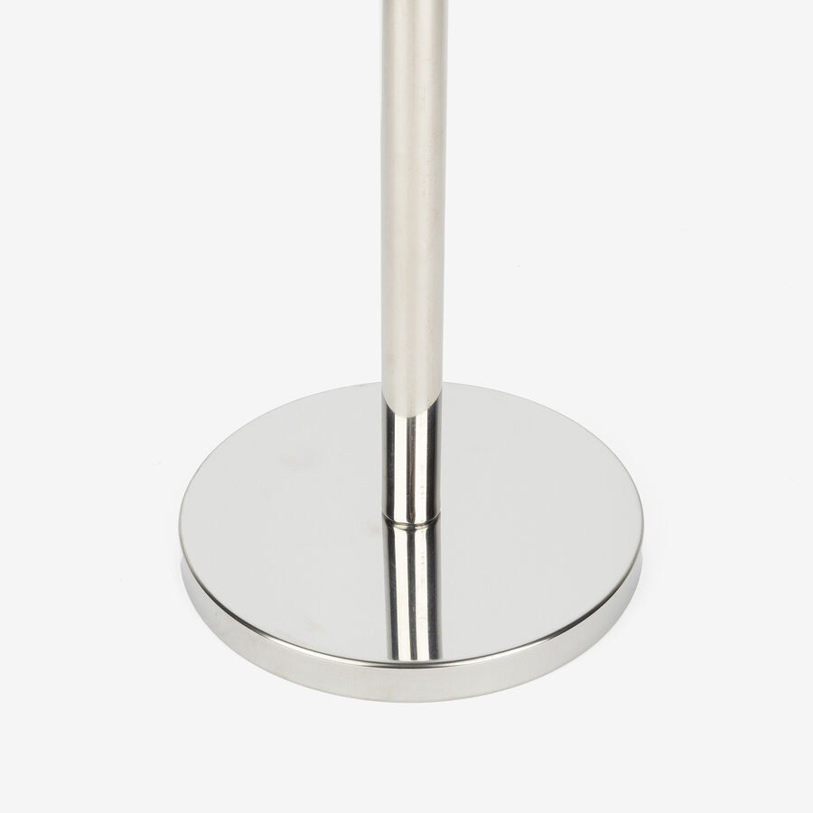 Portarrollos de baño plateado 55,5cm