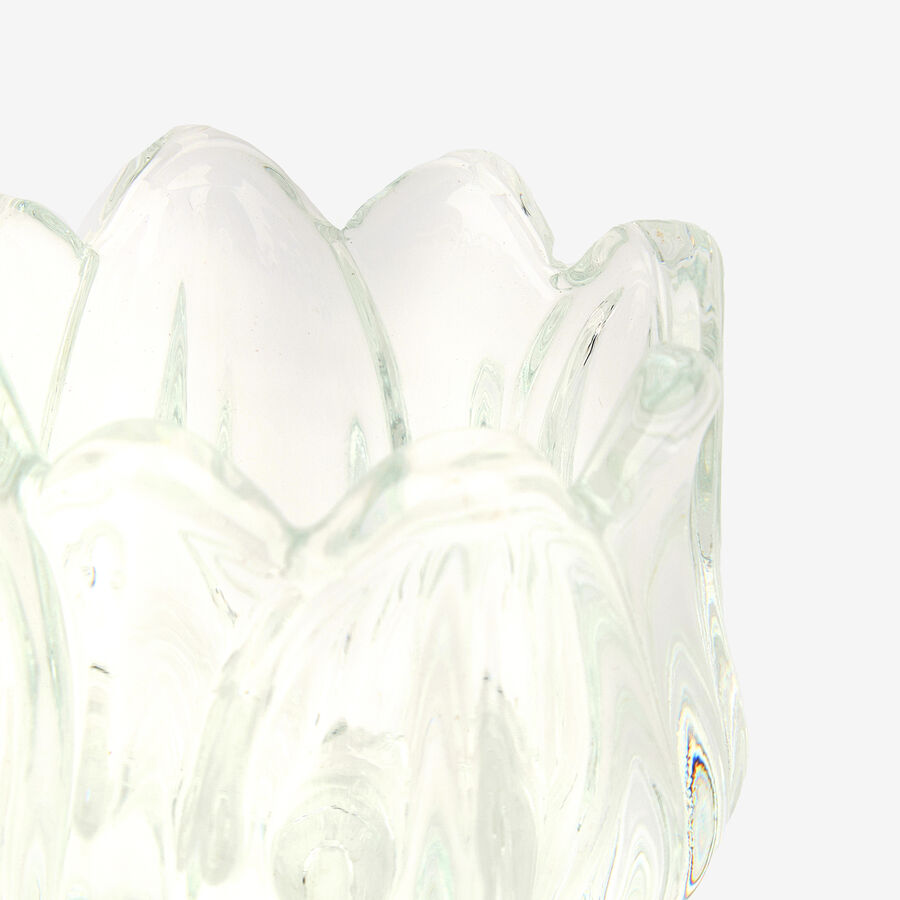 Portavelas de cristal Danae Ø7x7cm