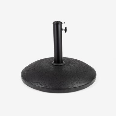 Pie para parasol negro de hormig&oacute;n 25kg &Oslash;50cm