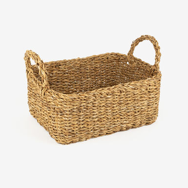 Cesta de fibra natural Riet 36x27x15cm