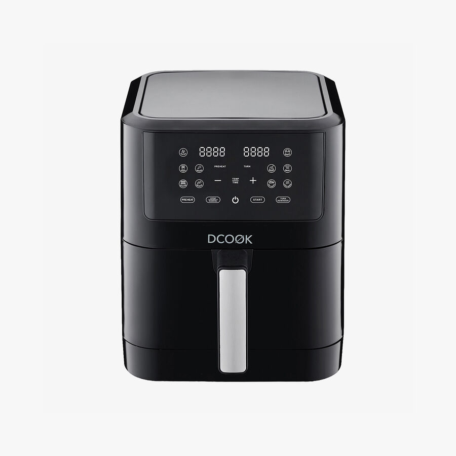 Freidora de aire negra DCook 8L
