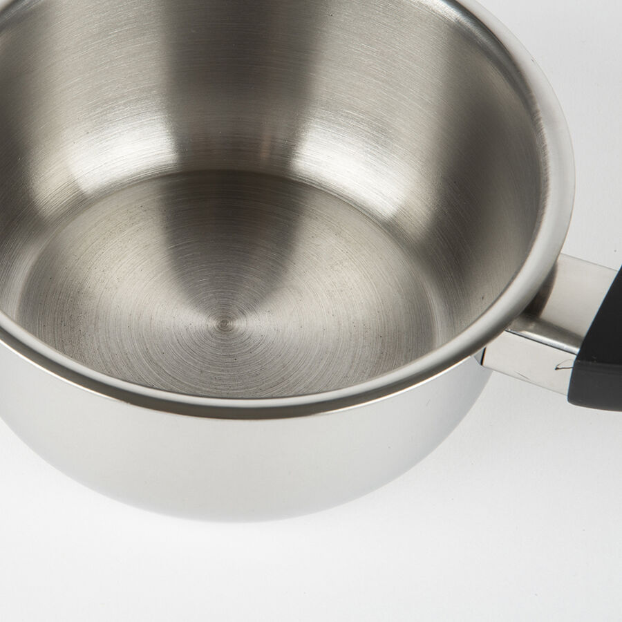 Cazo de acero inoxidable apto para inducción Ø14cm - 1L - Ibili