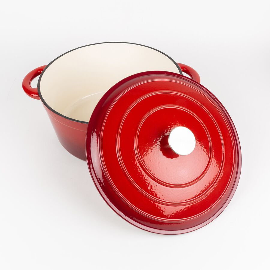 Olla roja de hierro fundido esmaltado Rauta &Oslash;28x13cm