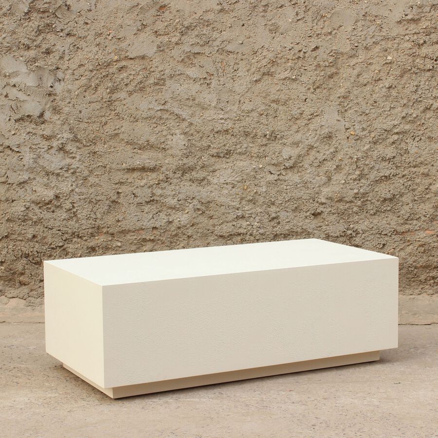 Mesa de centro de microcemento Kurli 120x60x40cm Clau&Chloe