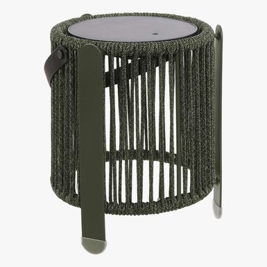 Lampara de mesa solar para jard&iacute;n verde Lynor &Oslash;16x31cm