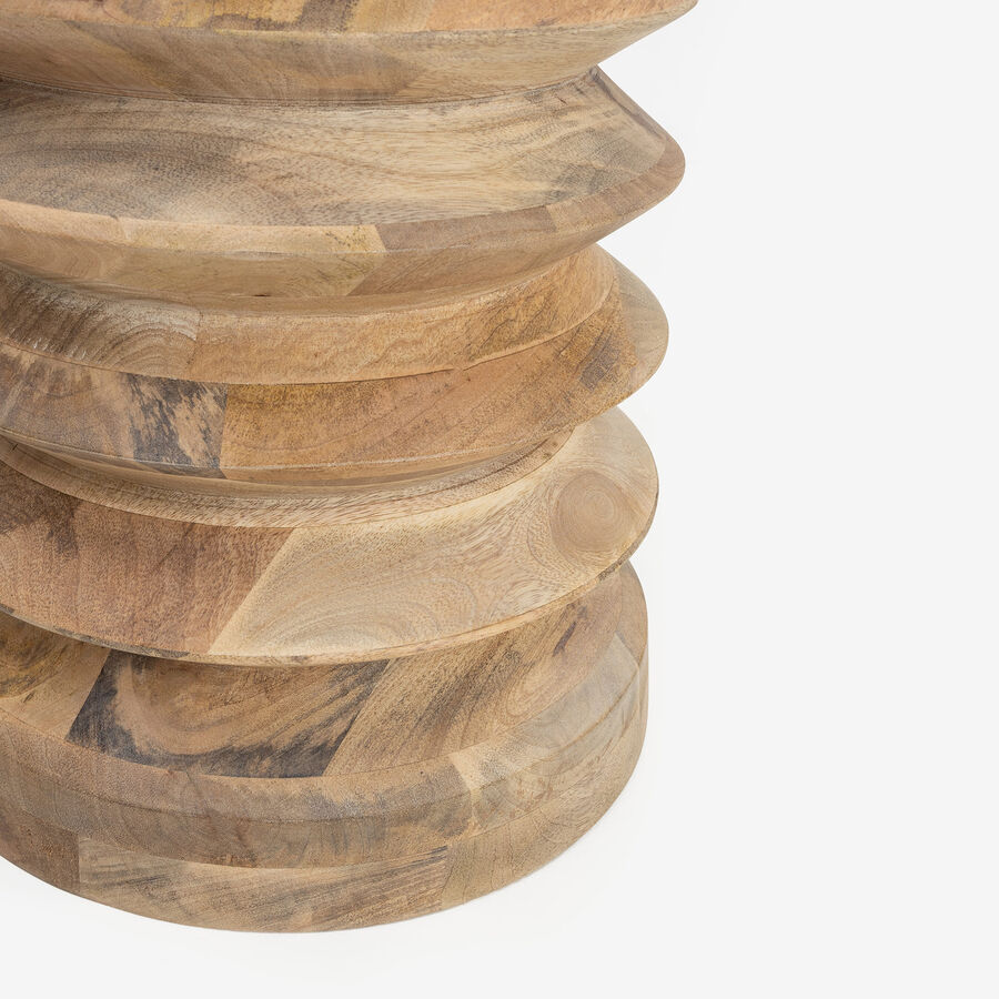 Mesa auxiliar mango Volos Ø39x50cm Clau&Chloe