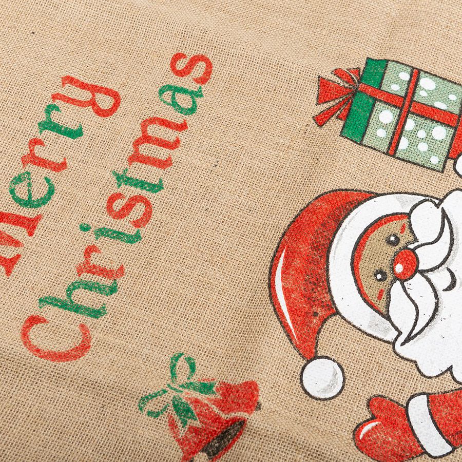Saco Santa Claus marrón 60x90cm