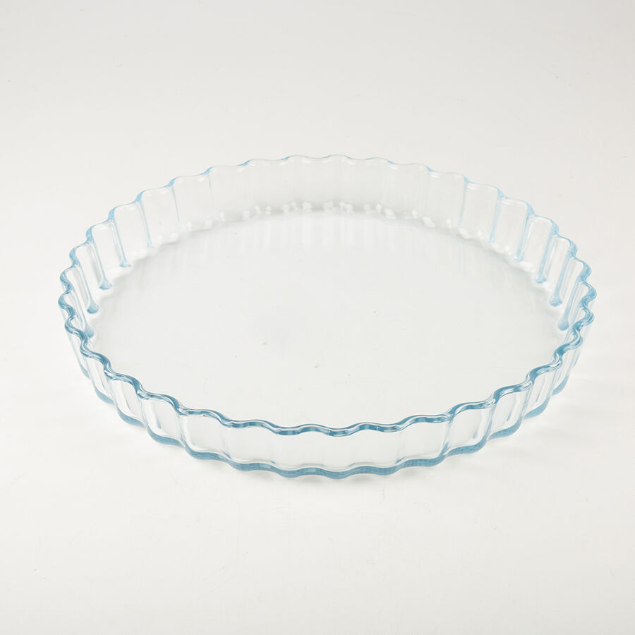 Molde redondo ondulado de vidrio Ocuisine Ø27cm