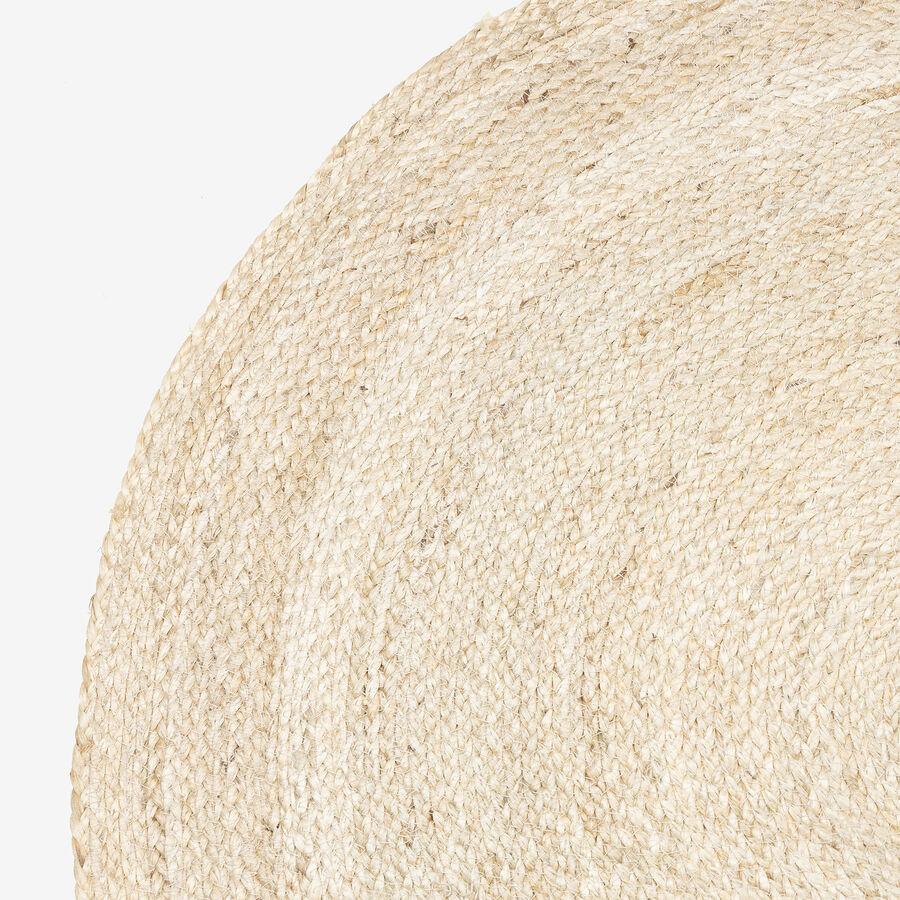 Alfombra de yute natural &Oslash;90cm