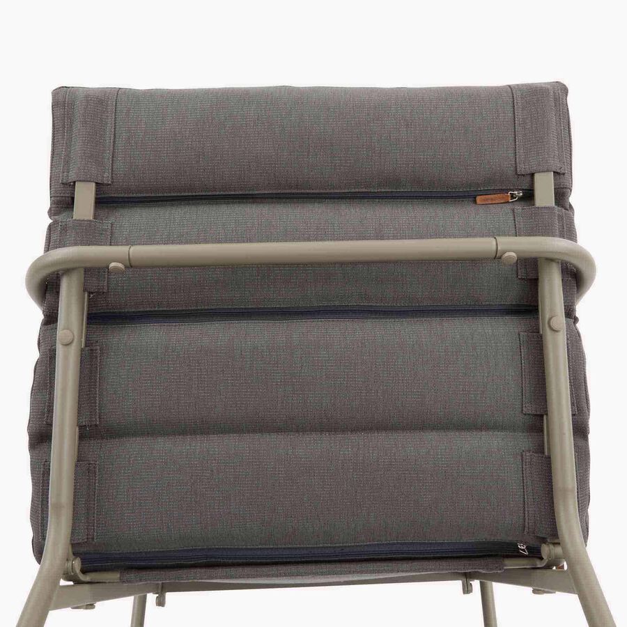 Conjunto de jard&iacute;n para 4 personas de acero cafe Solani