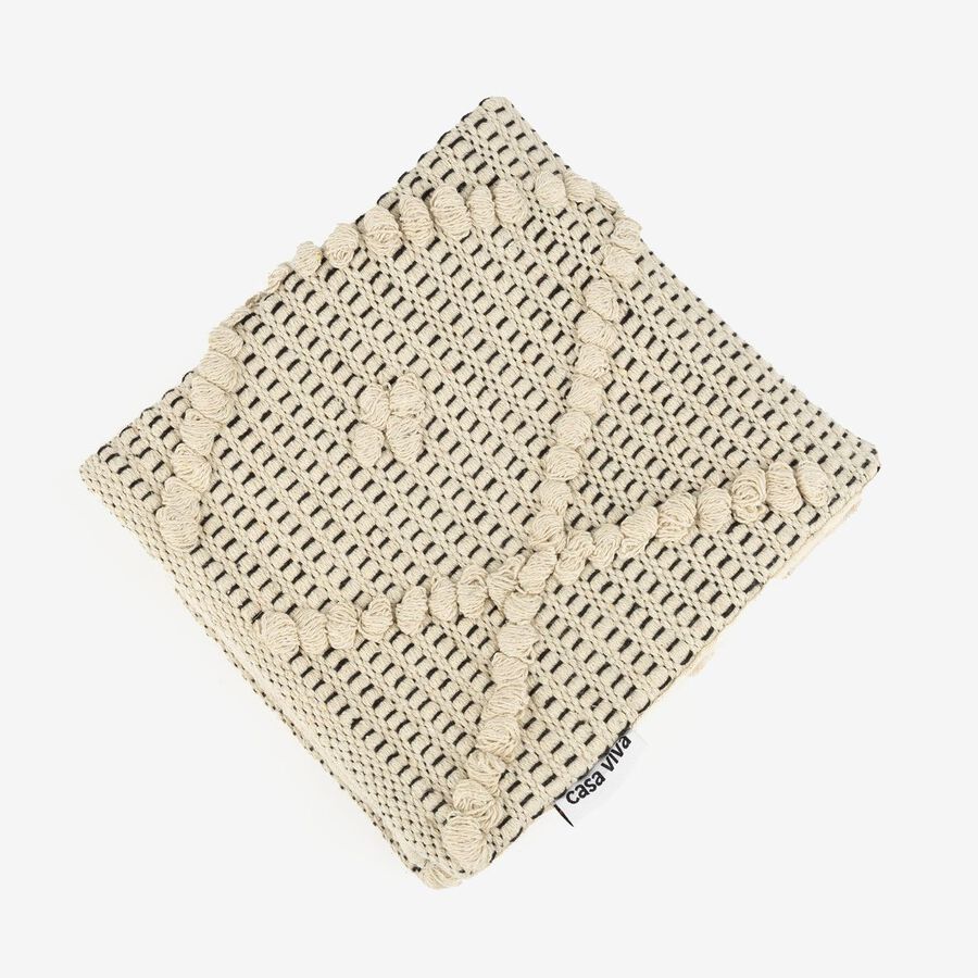 Funda de cojín de algodón Kenia 45x45cm