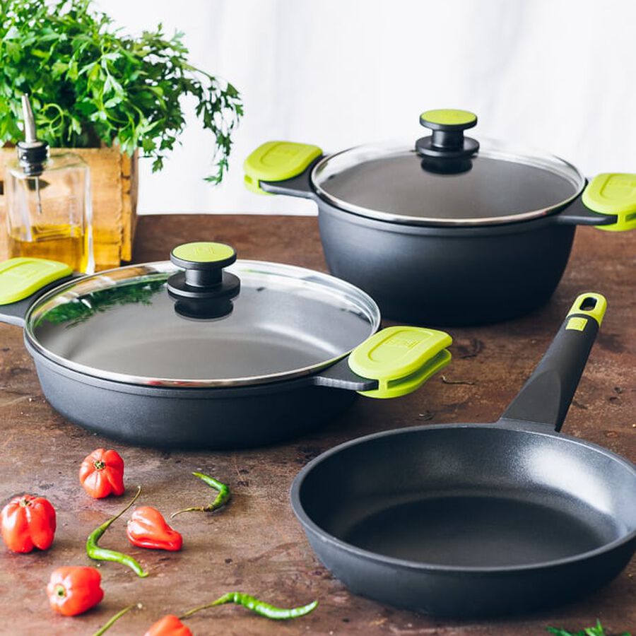 Cacerola baja de aluminio Foodie de Bra Ø32cm