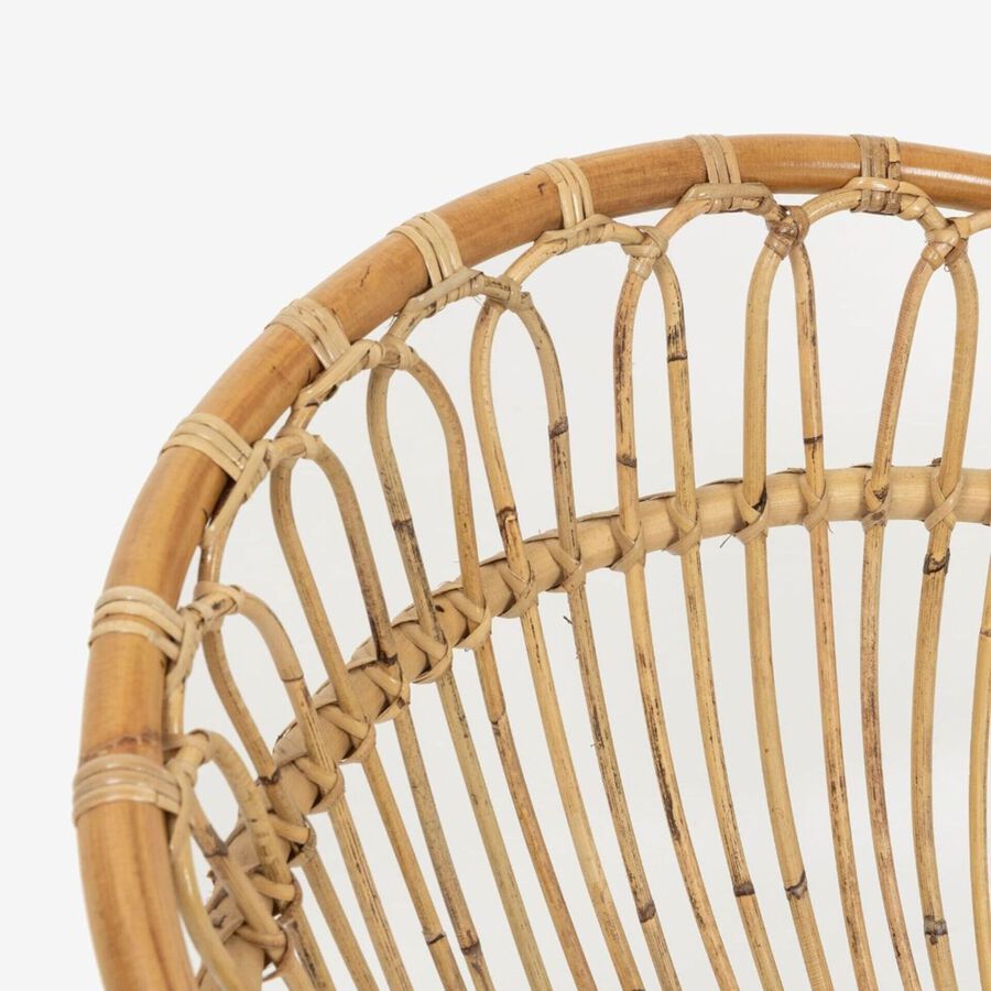 Butaca de mimbre Indie 69x64,5x87cm