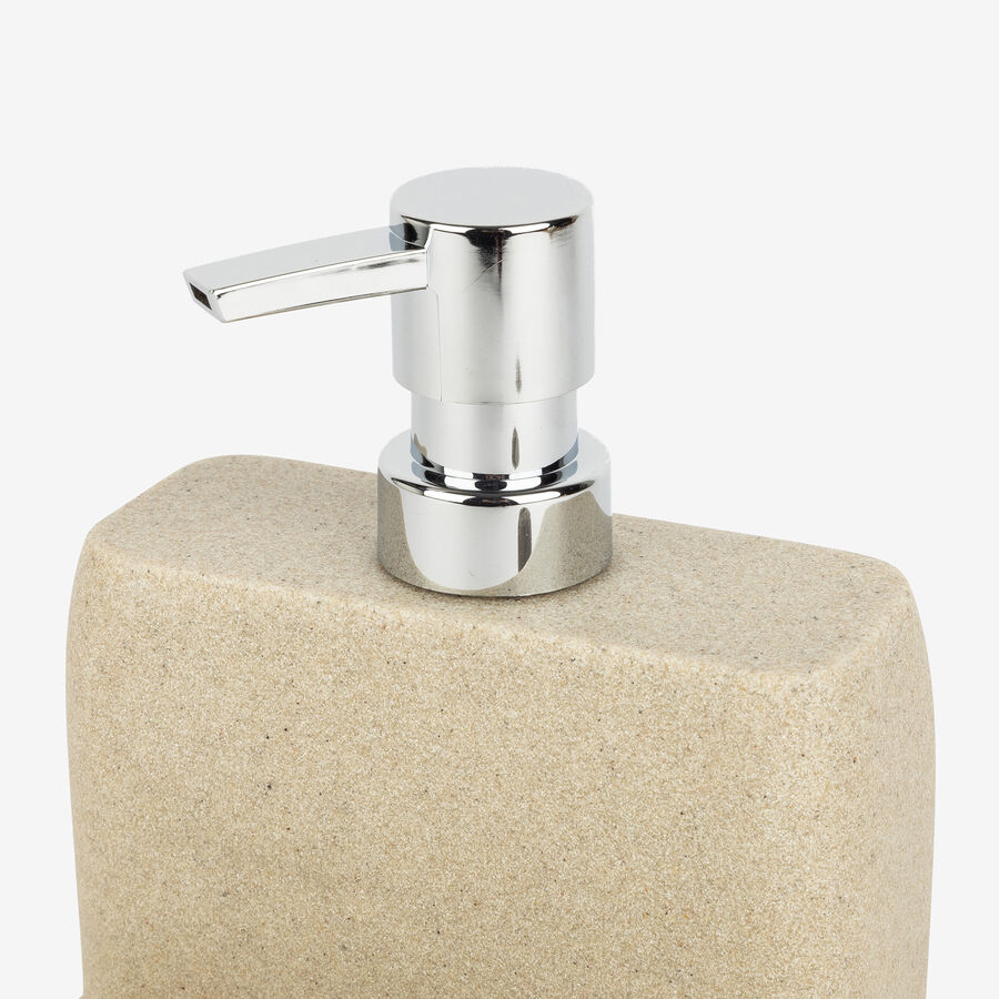 Dispensador de jabon de poliresina 18,4cm